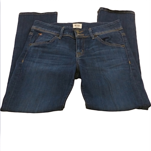 Hudson Button Pocket Skinny Jeans Medium Wash Size 26 - Picture 2 of 9